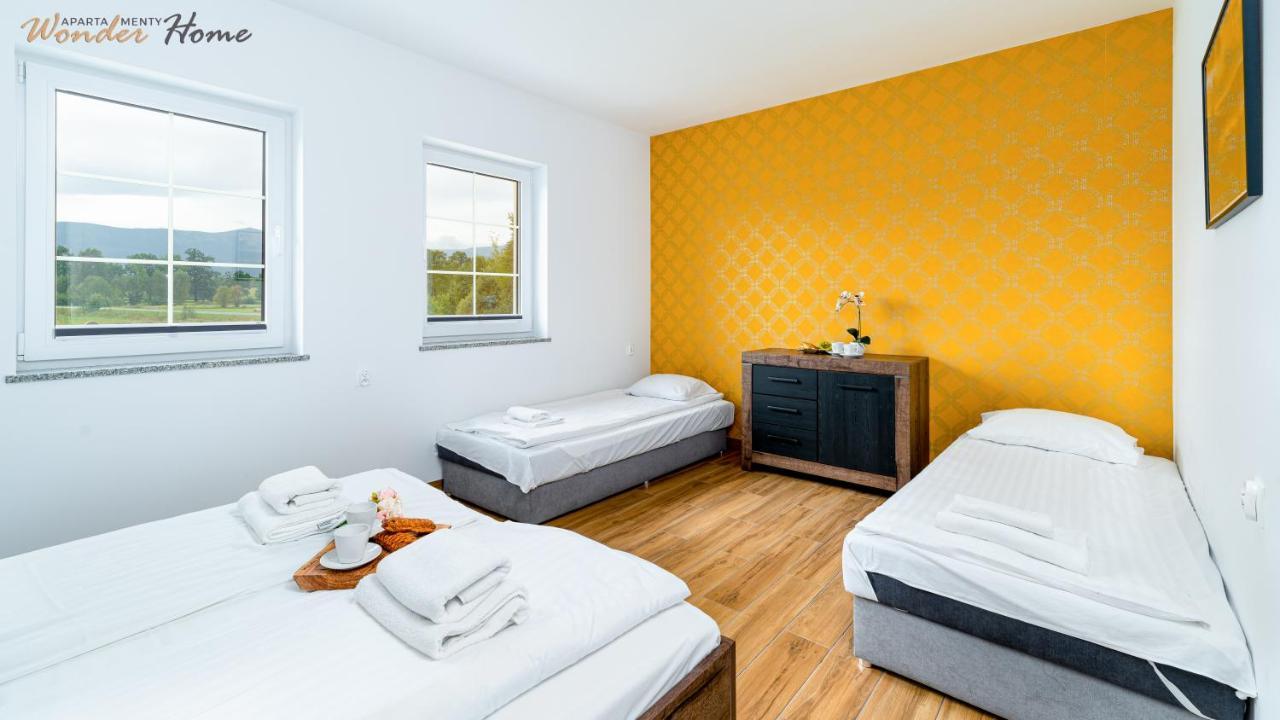Wonder Home - Apartamenty Halo Karkonosze Z Ogrodem, Sezonowym Basenem, Placem Zabaw I Widokiem Na Sniezke - Zlokalizowane Blisko Karpacza Mysłakowice Eksteriør bilde