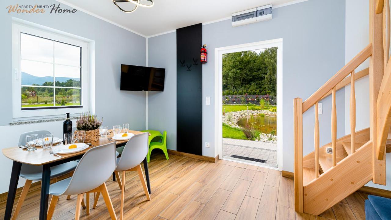 Wonder Home - Apartamenty Halo Karkonosze Z Ogrodem, Sezonowym Basenem, Placem Zabaw I Widokiem Na Sniezke - Zlokalizowane Blisko Karpacza Mysłakowice Eksteriør bilde