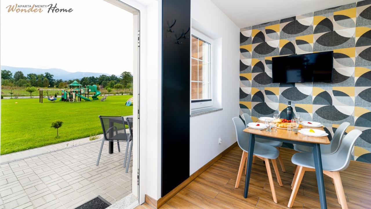 Wonder Home - Apartamenty Halo Karkonosze Z Ogrodem, Sezonowym Basenem, Placem Zabaw I Widokiem Na Sniezke - Zlokalizowane Blisko Karpacza Mysłakowice Eksteriør bilde